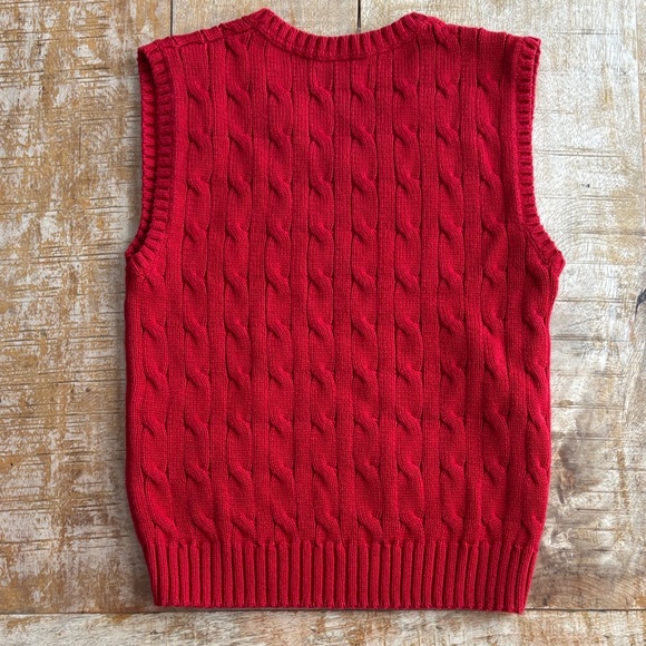 Ralph Lauren Boys Red Sweater Vest size 5 - Picture 5 of 5